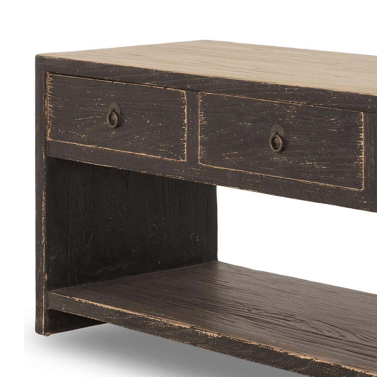 Marlo Black Elm Low Console