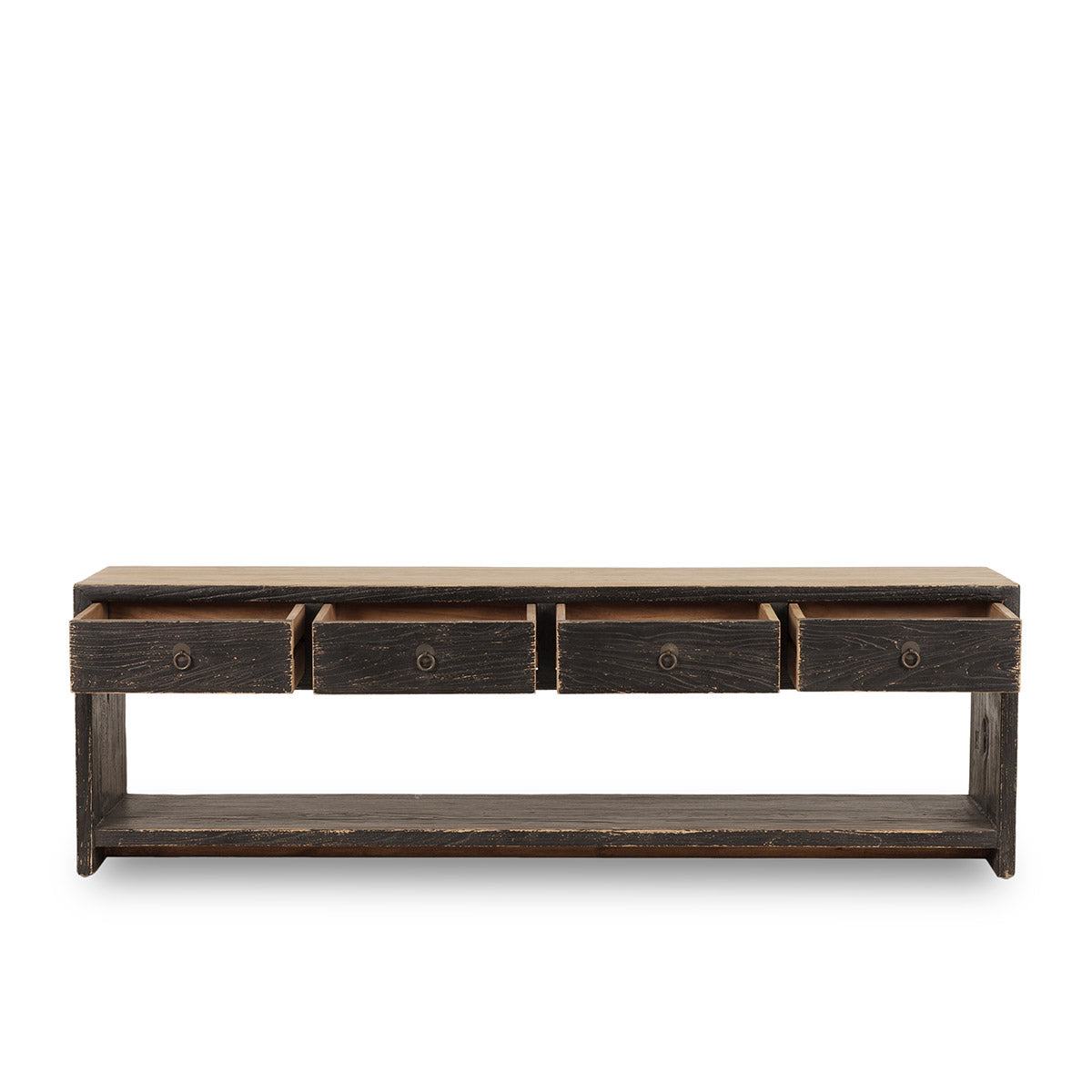 Marlo Black Elm Low Console
