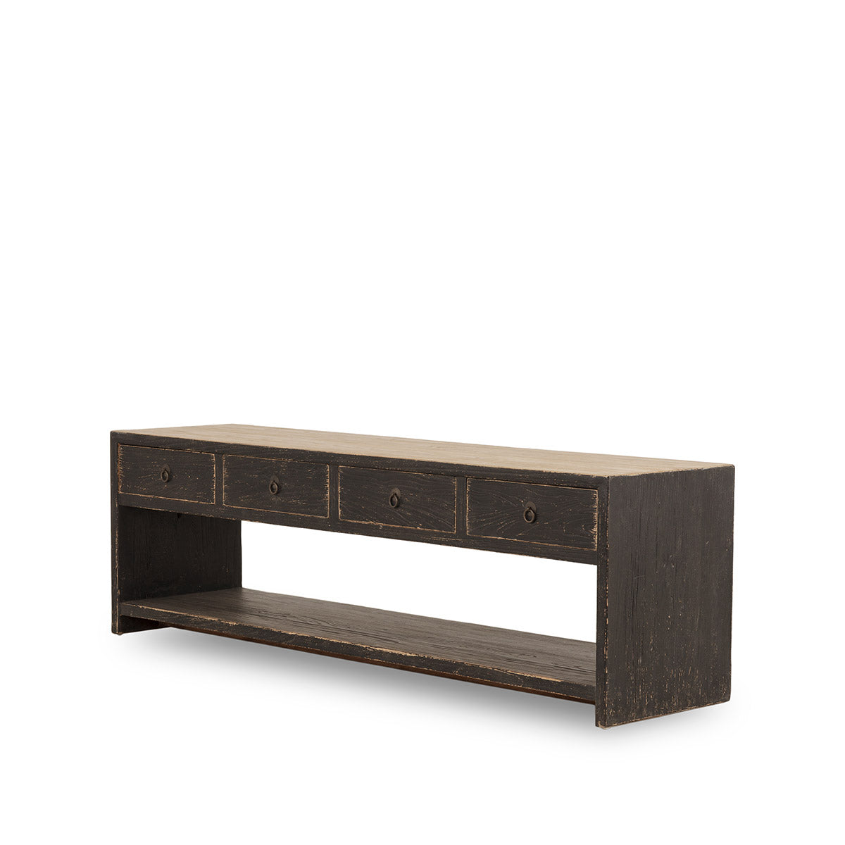 Marlo Black Elm Low Console