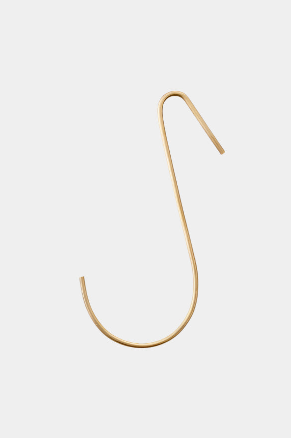 Brass J Hook | Set of 4