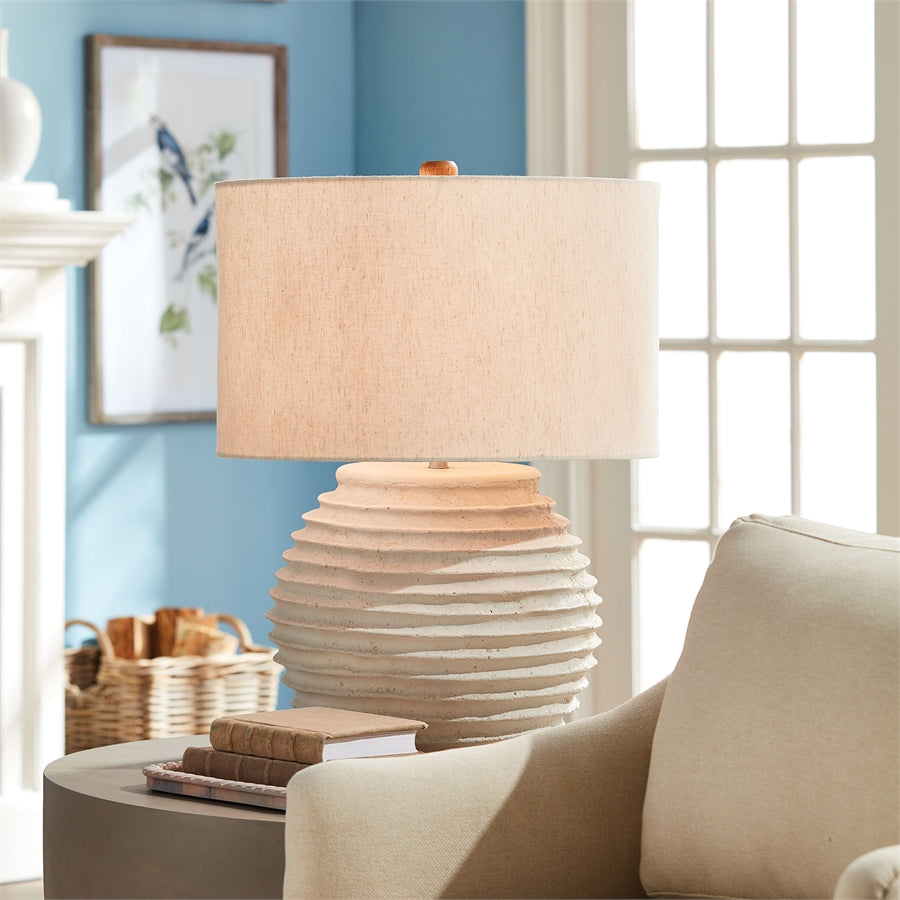 Cream Ceramic Table Lamp