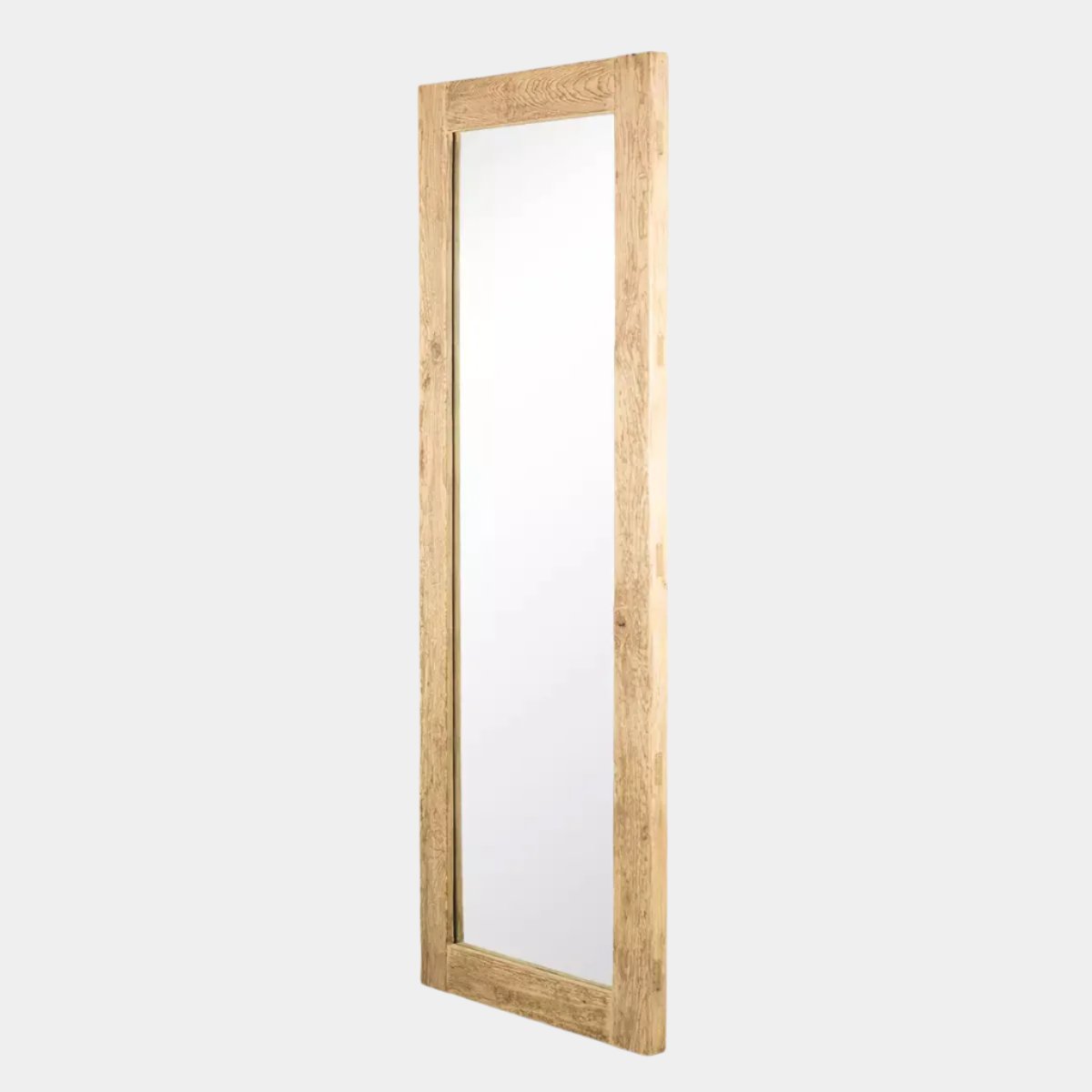 Vintage Elm Floor Mirror