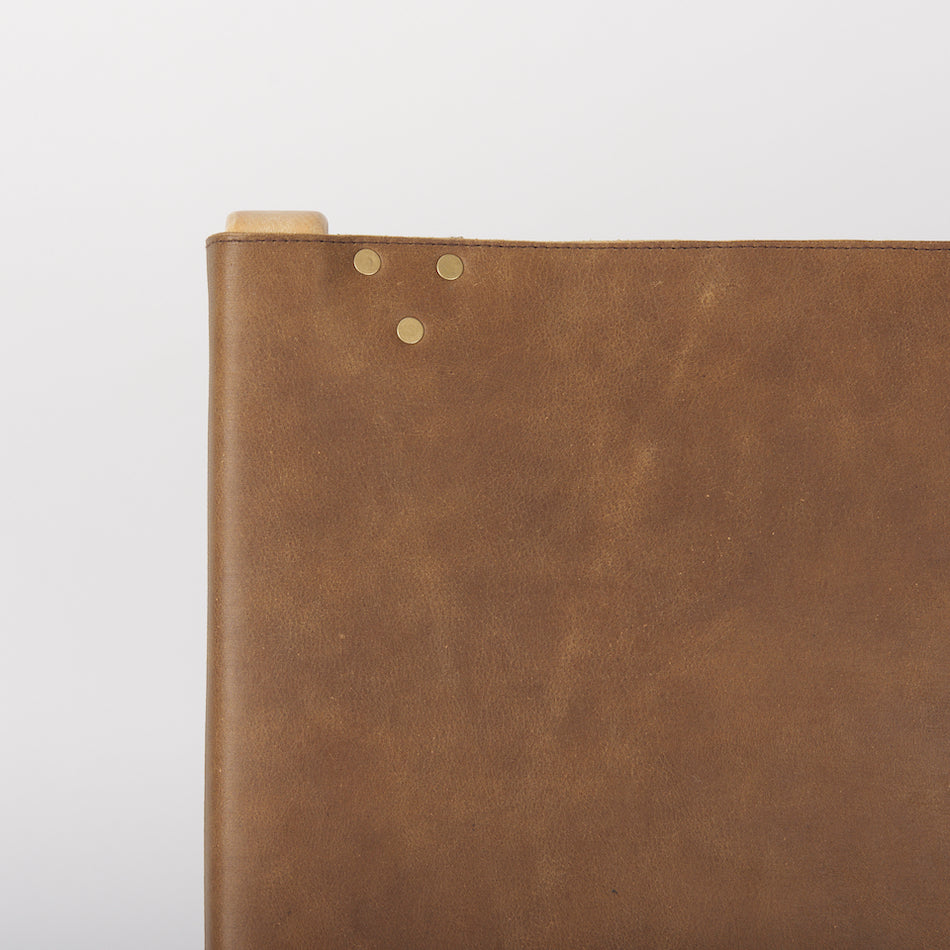 Elodie Accent Chair | Brown Leather