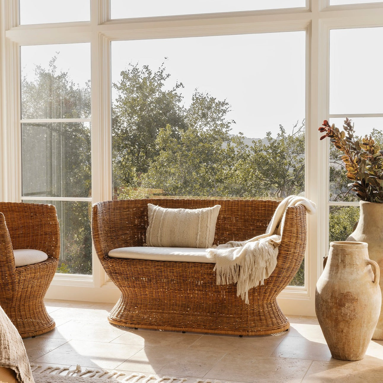 Siena Woven Settee