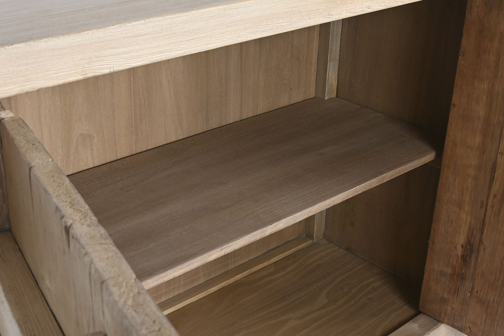 Four Door Elm Cabinet