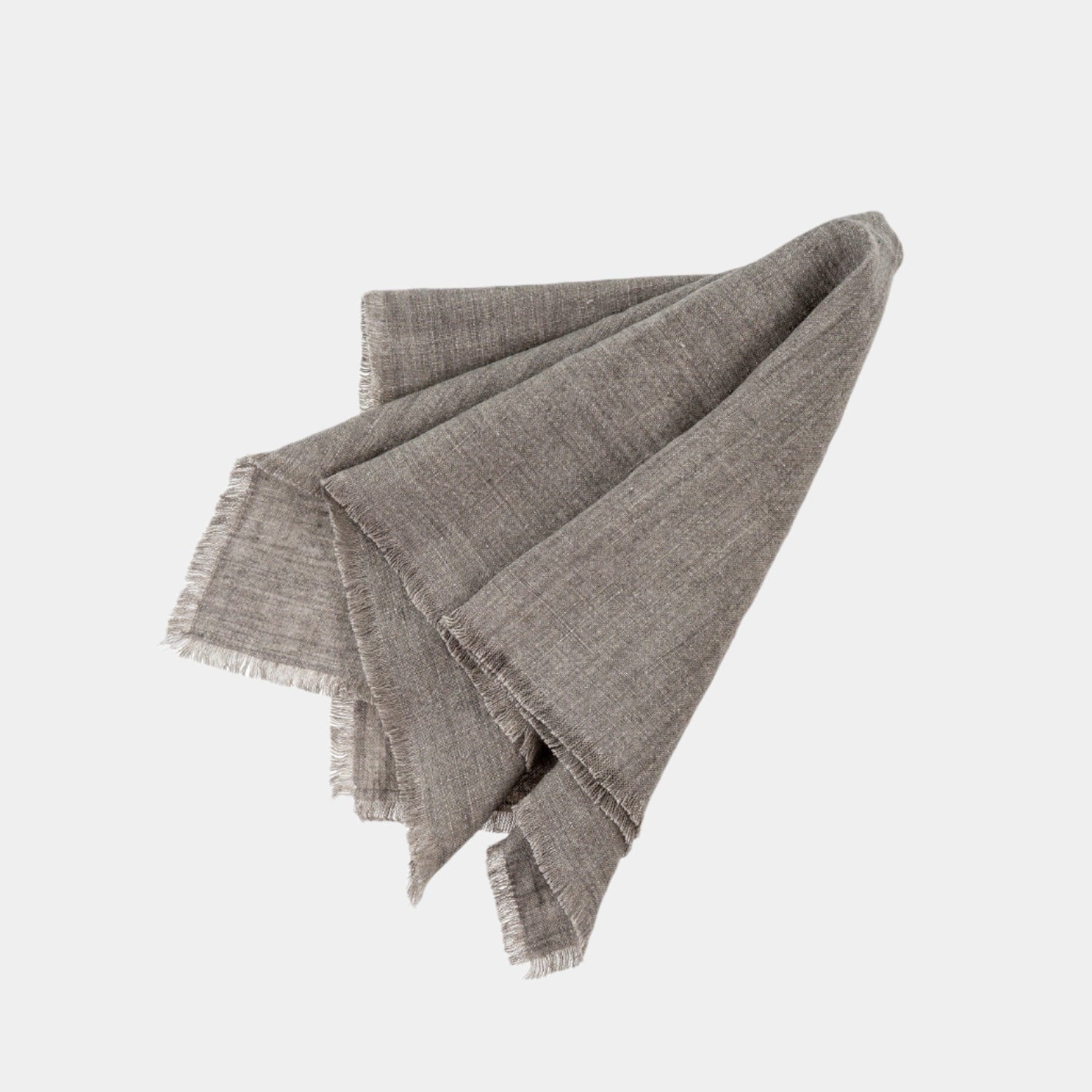 Lina Linen Napkins Set of 4 | Warm Grey