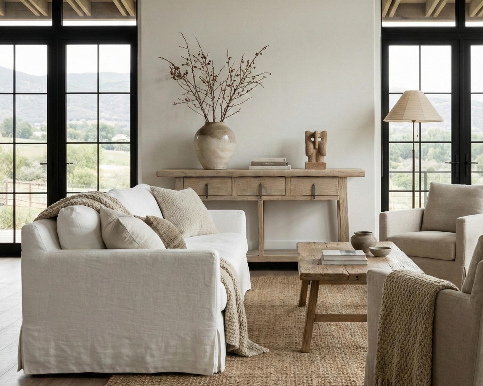 Maya Elm Console Table