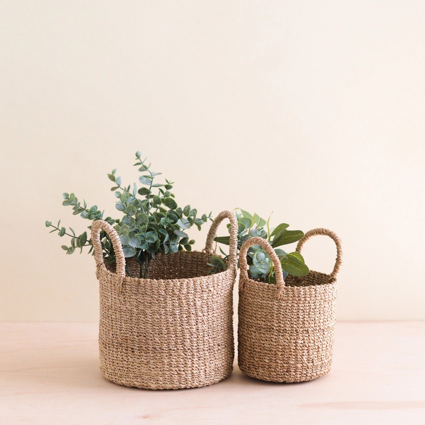 Natural Tabletop Mini Basket Set - Weave Baskets