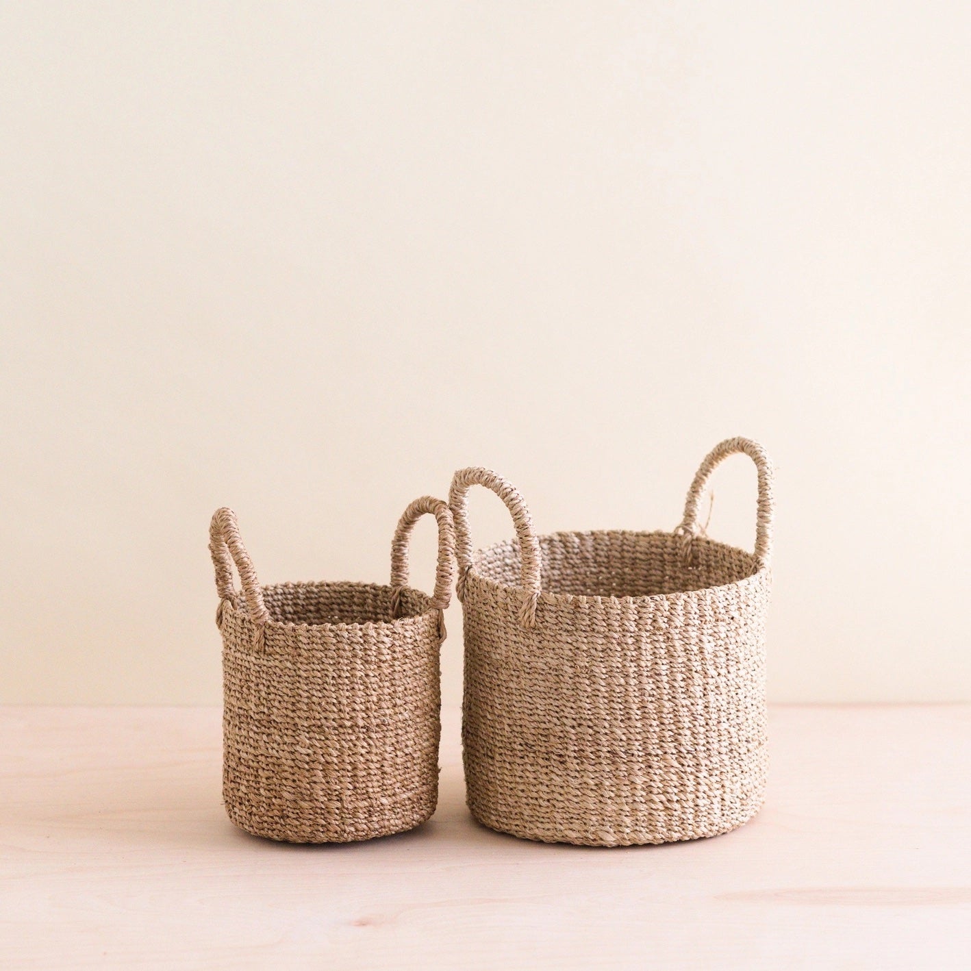 Natural Tabletop Mini Basket Set - Weave Baskets