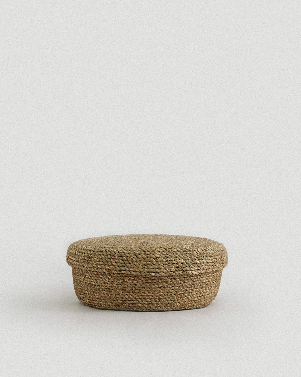 Souk Round Seagrass Basket with Lid