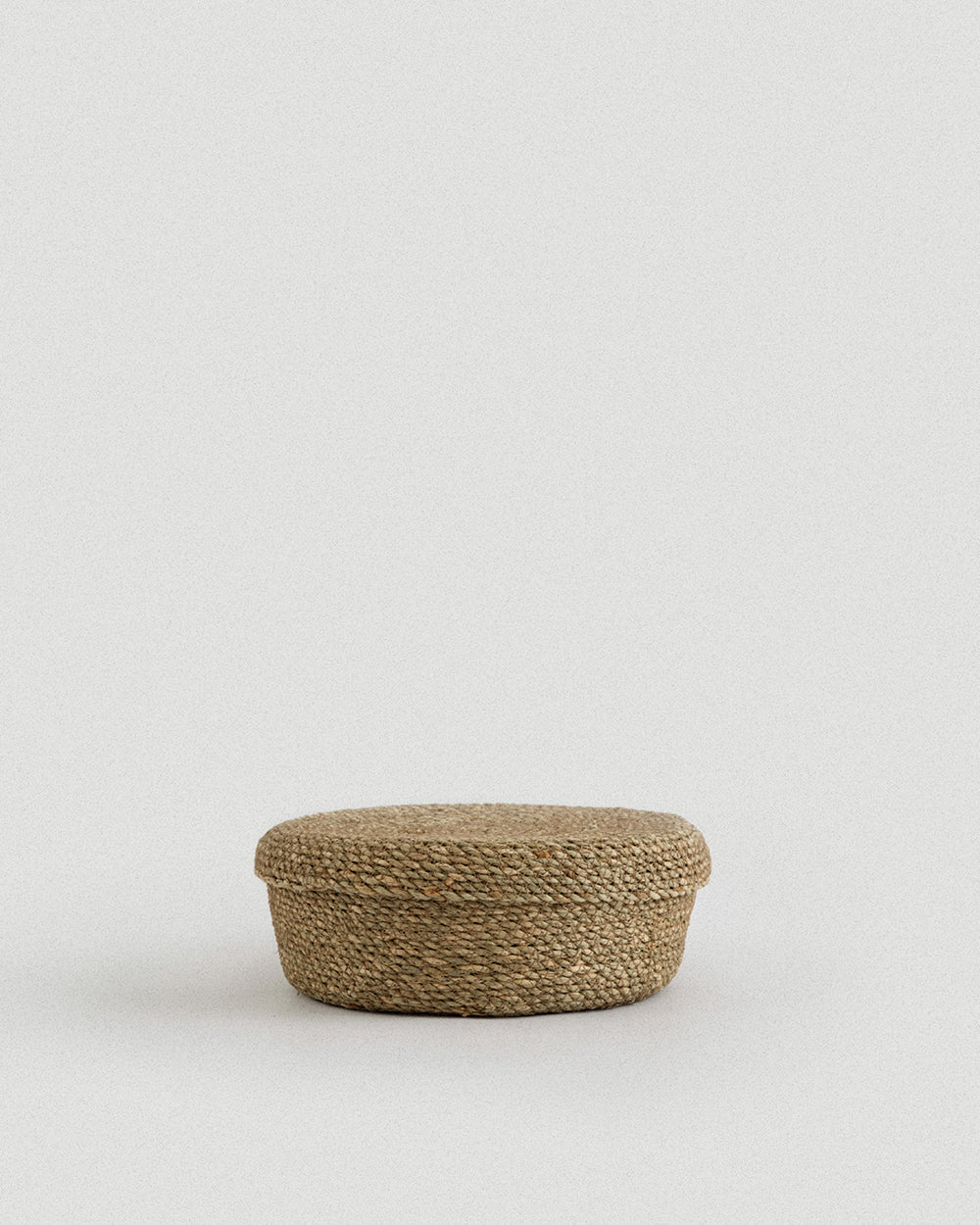 Souk Round Seagrass Basket with Lid