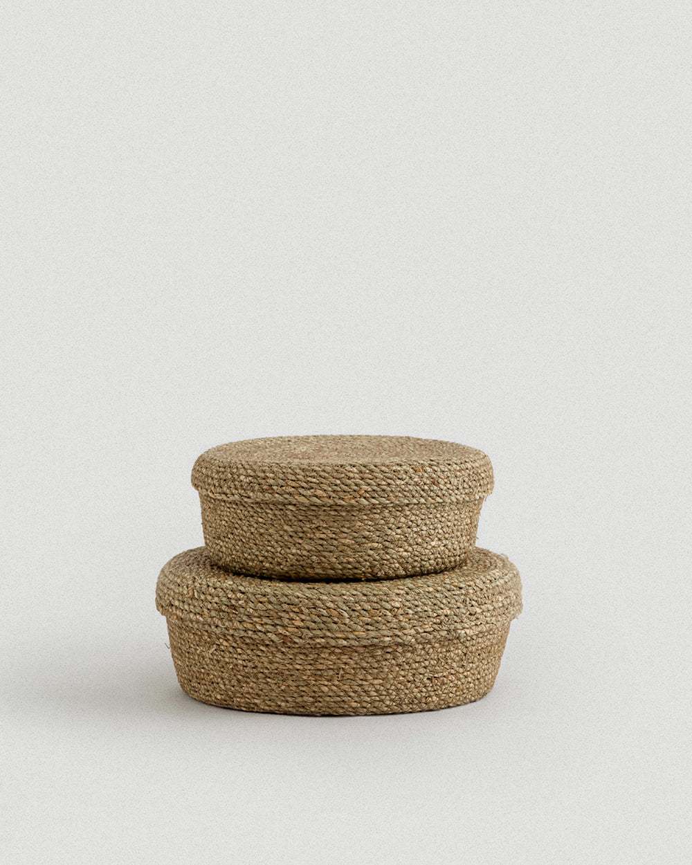 Souk Round Seagrass Basket with Lid