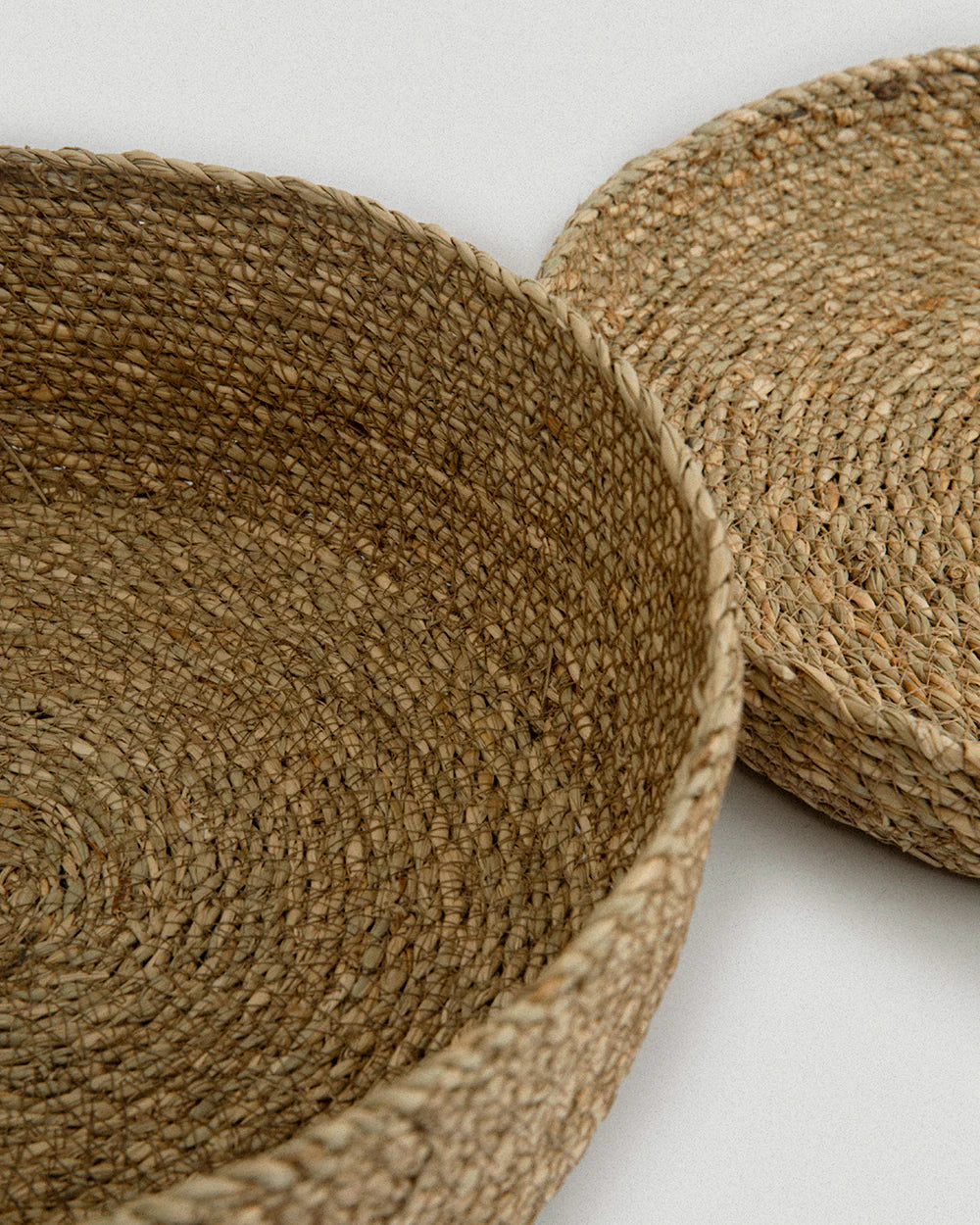 Souk Round Seagrass Basket with Lid