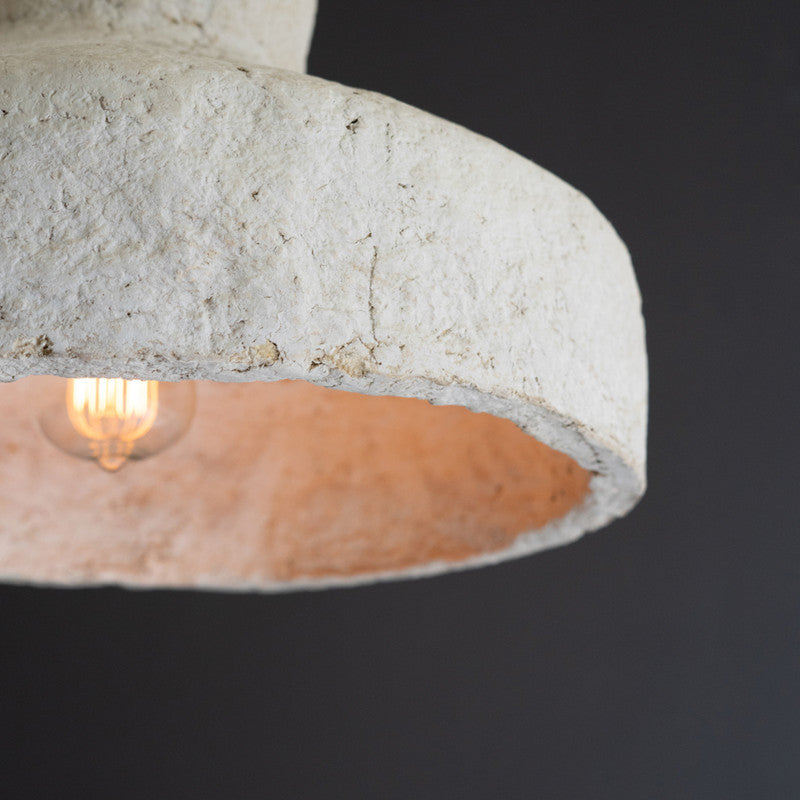 Paper Mache Pendant Light
