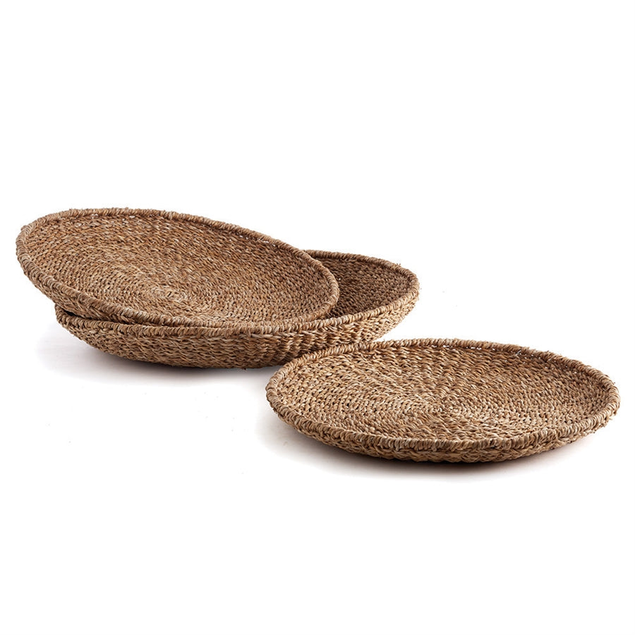 Seagrass Round Trays | Set of 3