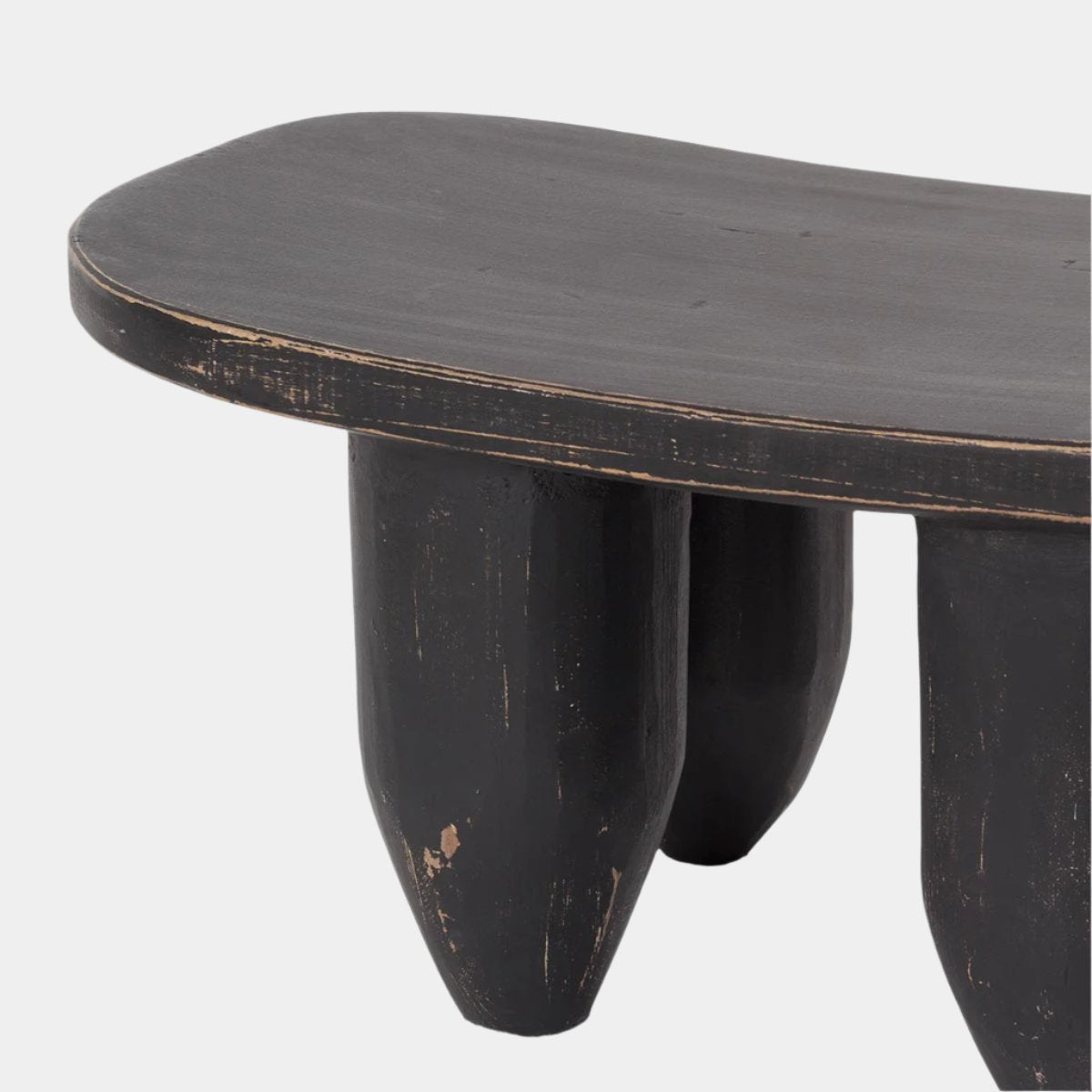 Senufo Elm Stool Small | Black