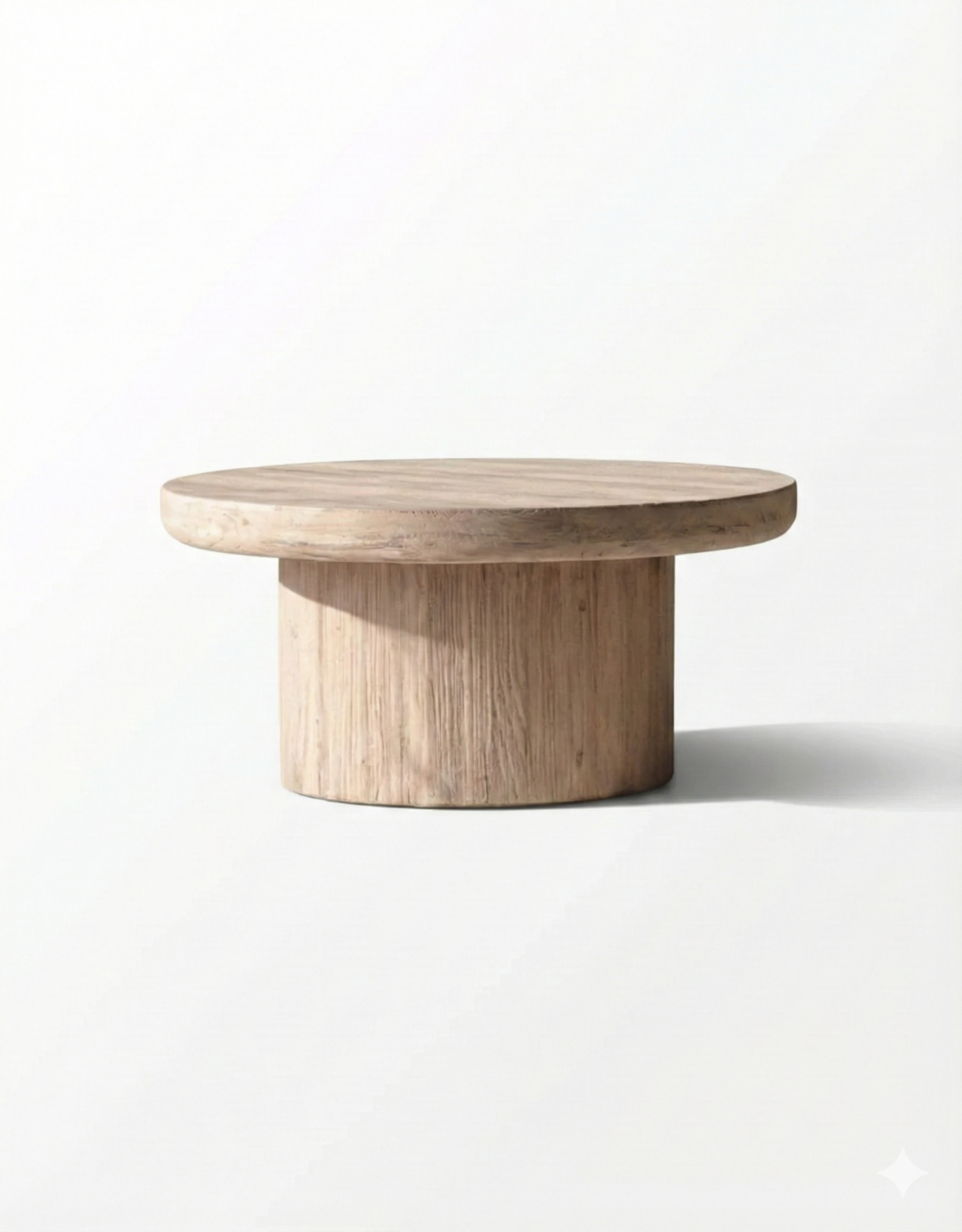 Sierra Round Elm Coffee Table