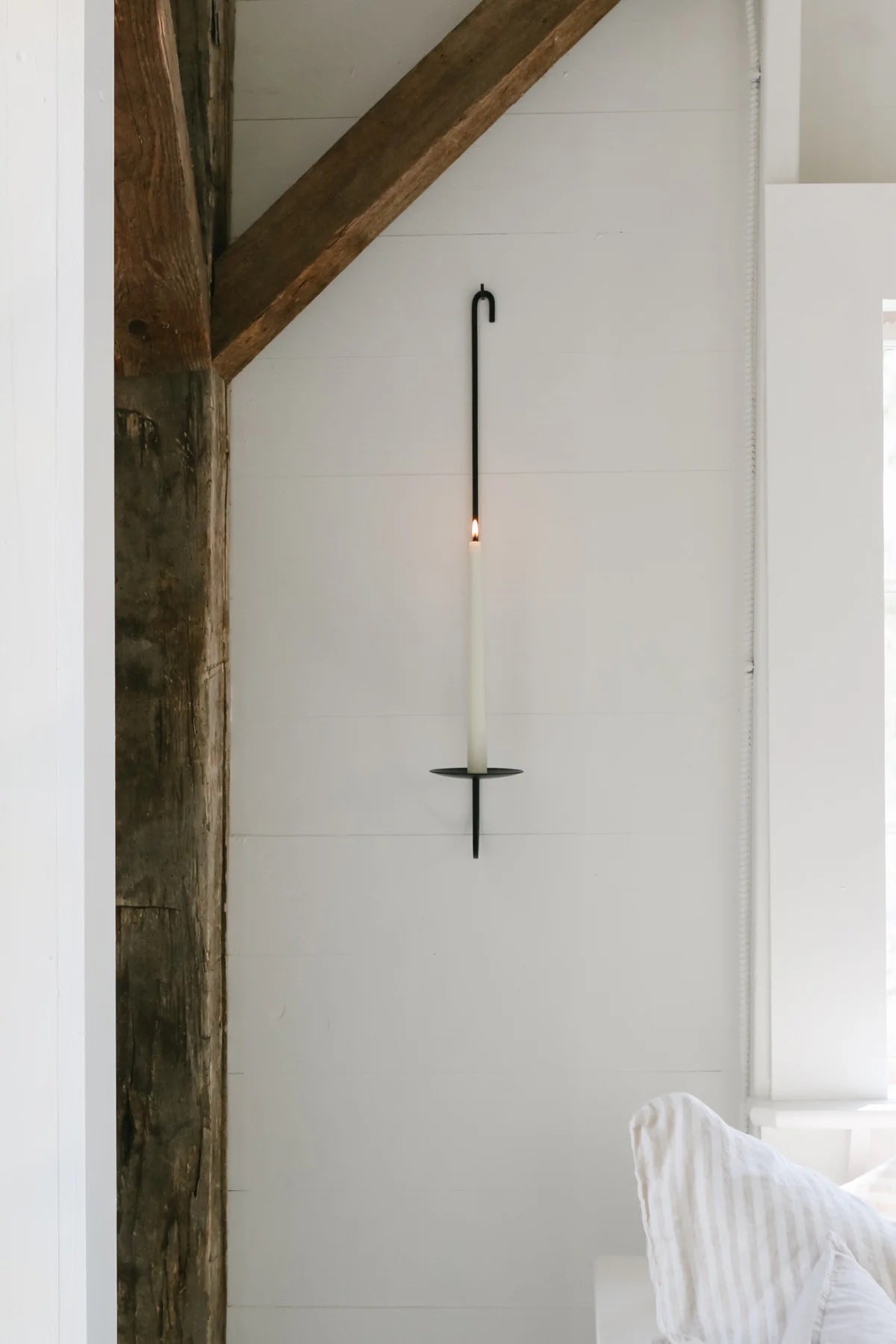 Single Arm Candle Wall Sconce