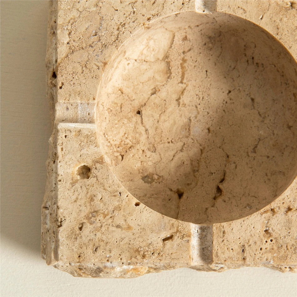 Travertine Ashtray