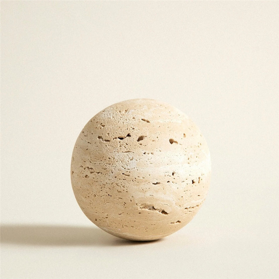 Travertine Sphere