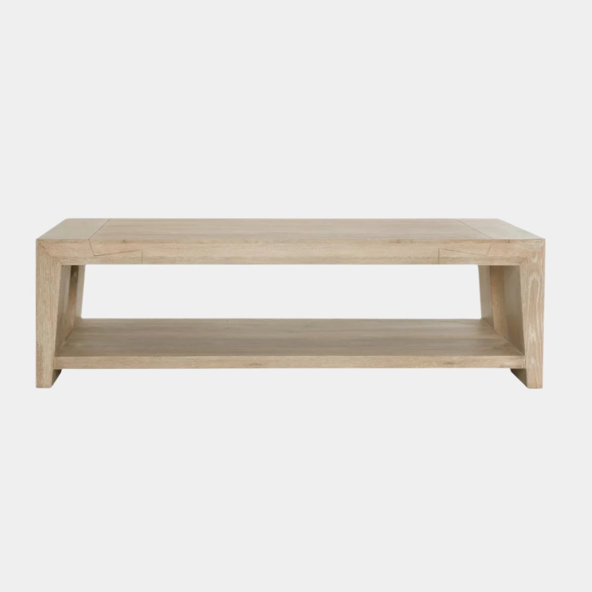 Troy Reclaimed Oak Coffee Table | Aged Cream