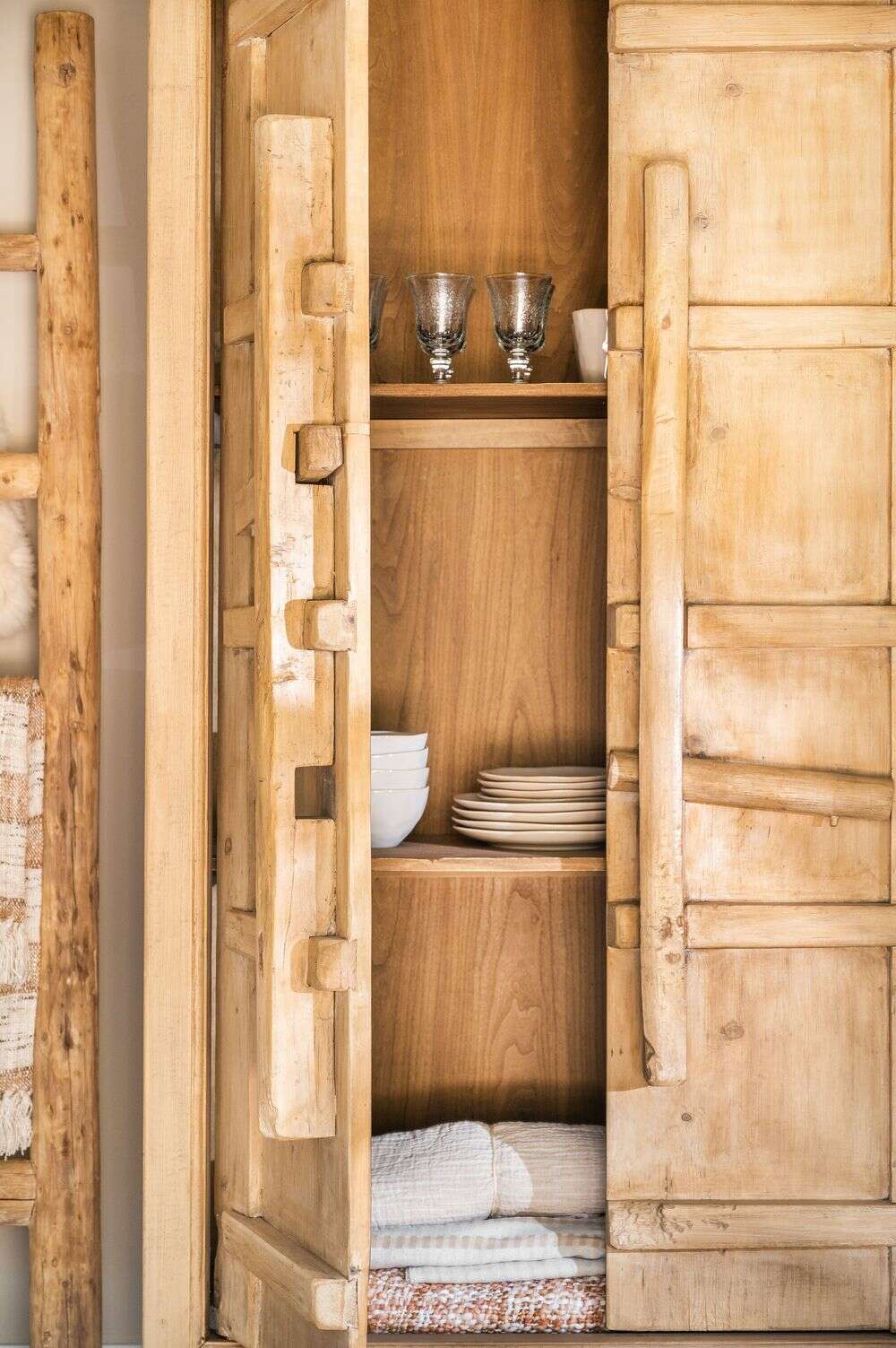 Wabi Sabi Elm Armoire