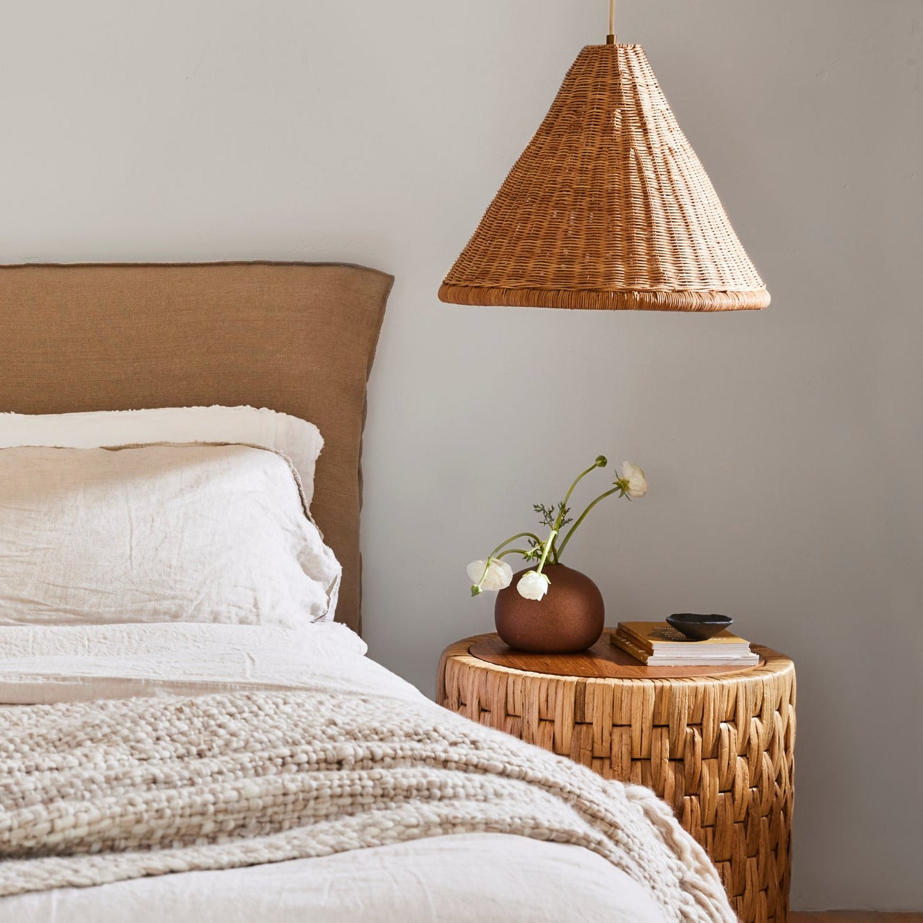 Puebla Woven Side Table