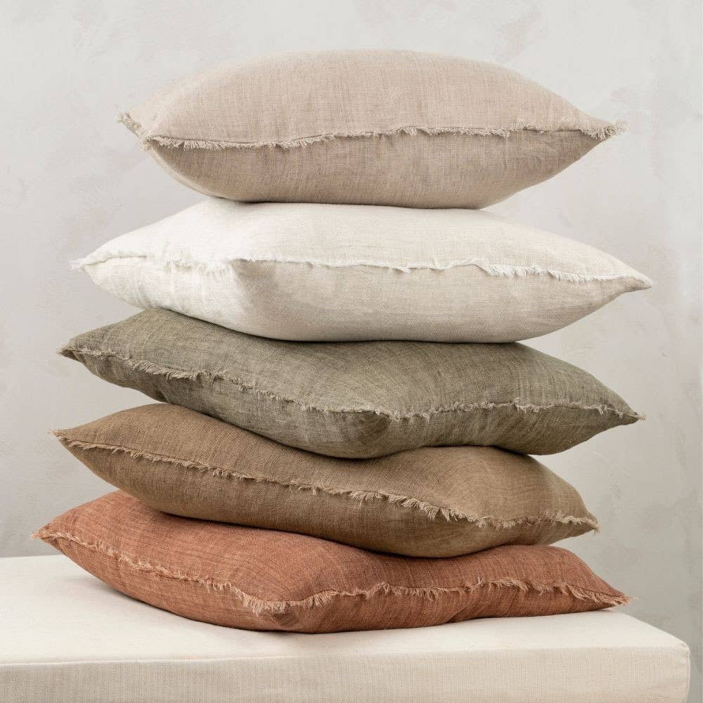 Lina Linen Pillow | Chambray