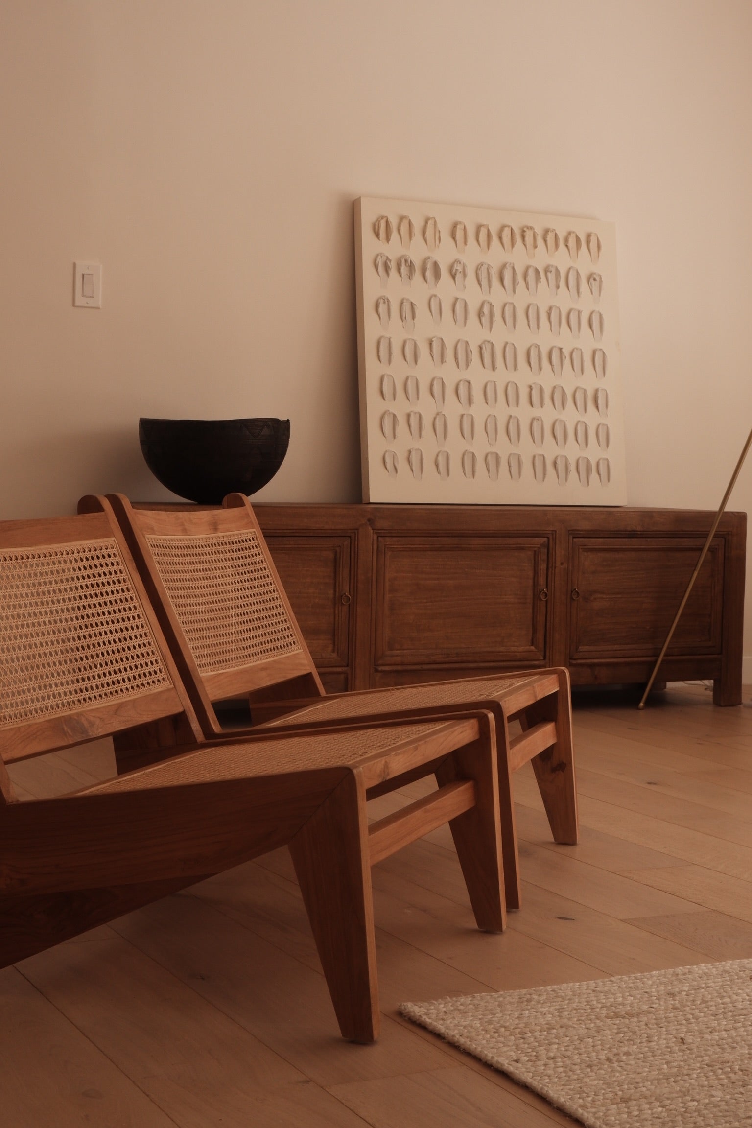 Three Door Elm Console