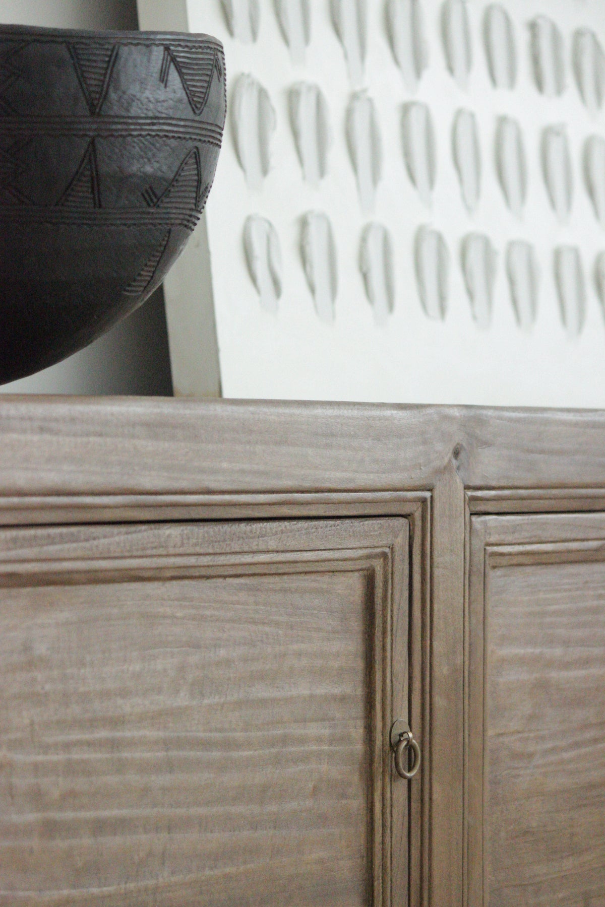 Three Door Elm Console