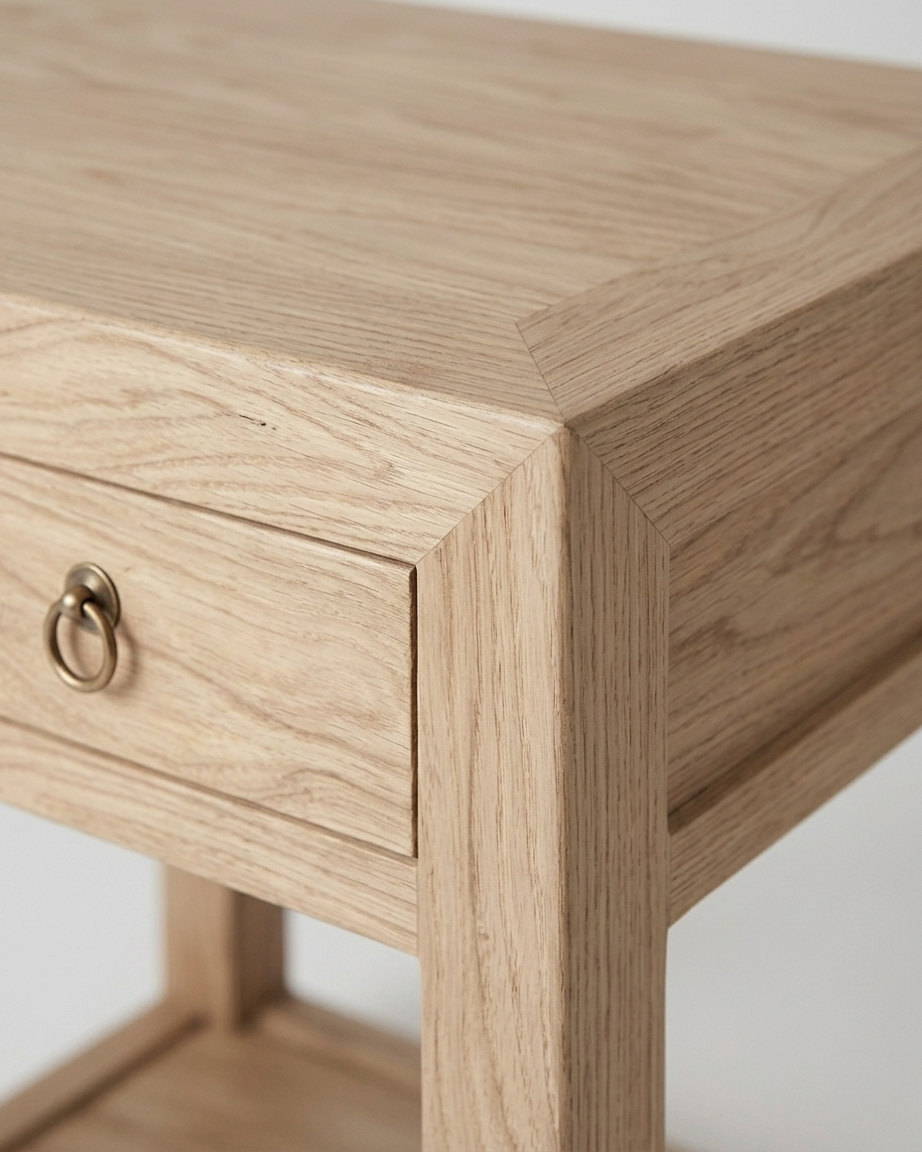 Mason Two Drawer Elm Console Table