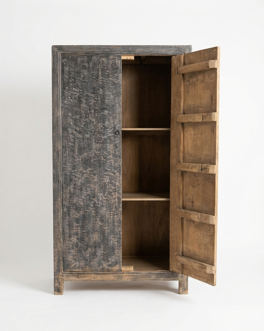Sloane Black Elm Armoire