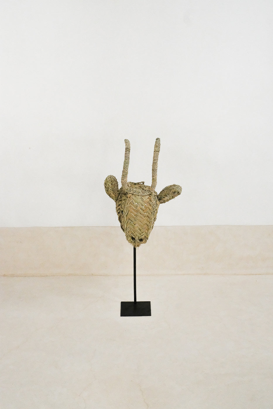 Moroccan Rattan Animal Head