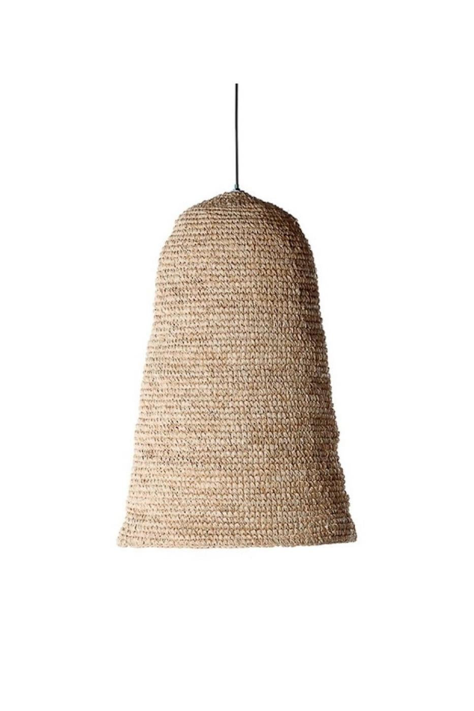 Raffia Bell Lamp | Natural