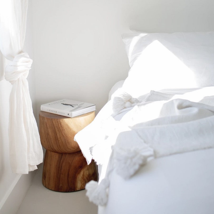 Suar Wooden Side Table