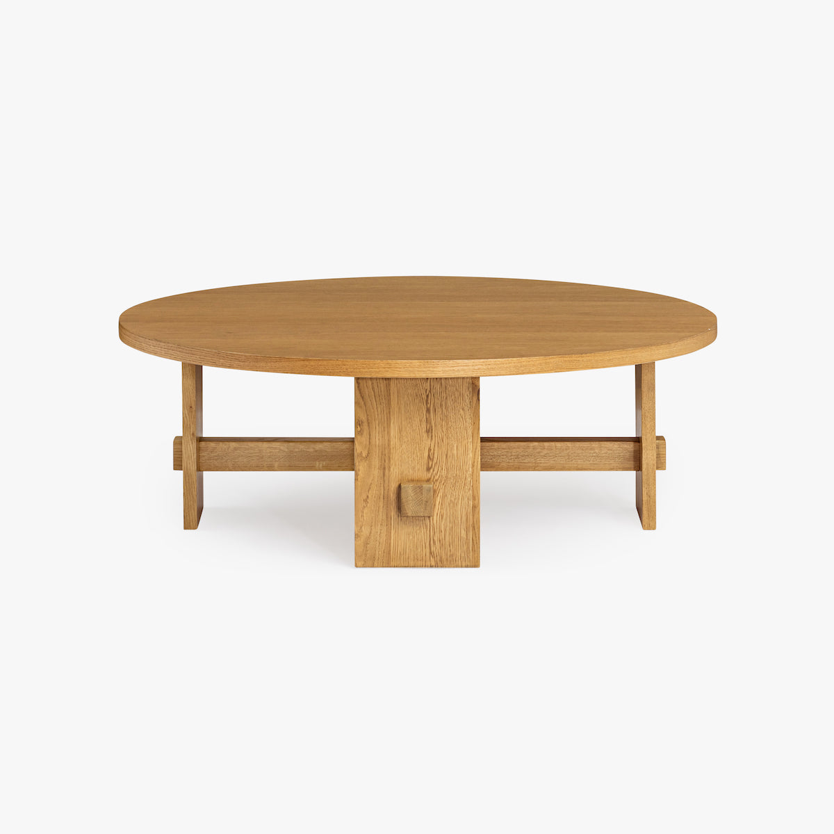 Saguaro Round Oak Coffee Table