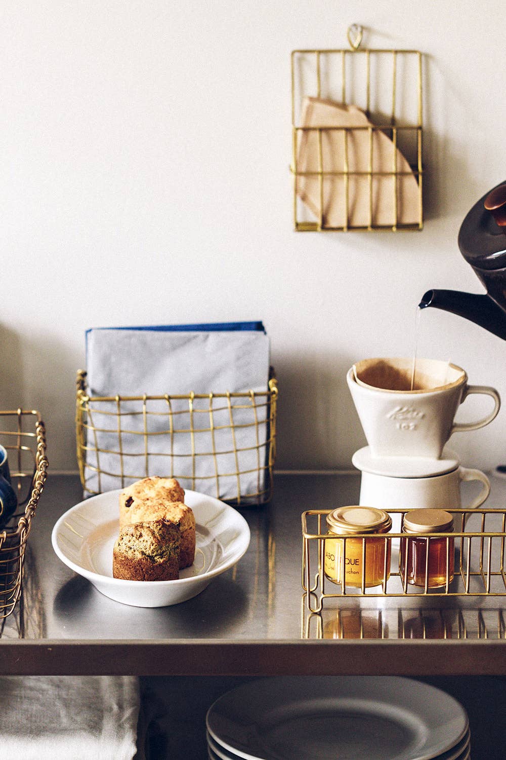 Brass Coffee Filter Holder