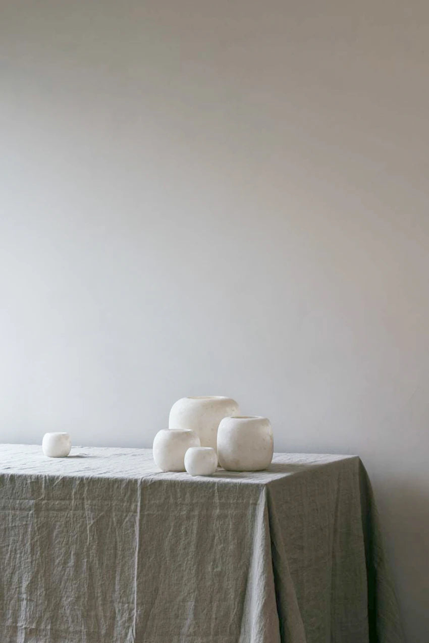 Alabaster Curra Candleholder