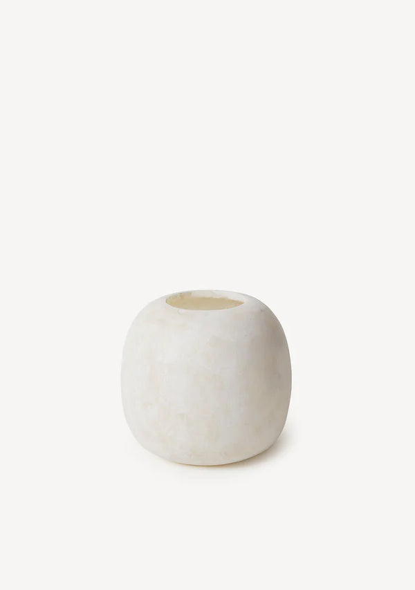 Alabaster Curra Candleholder