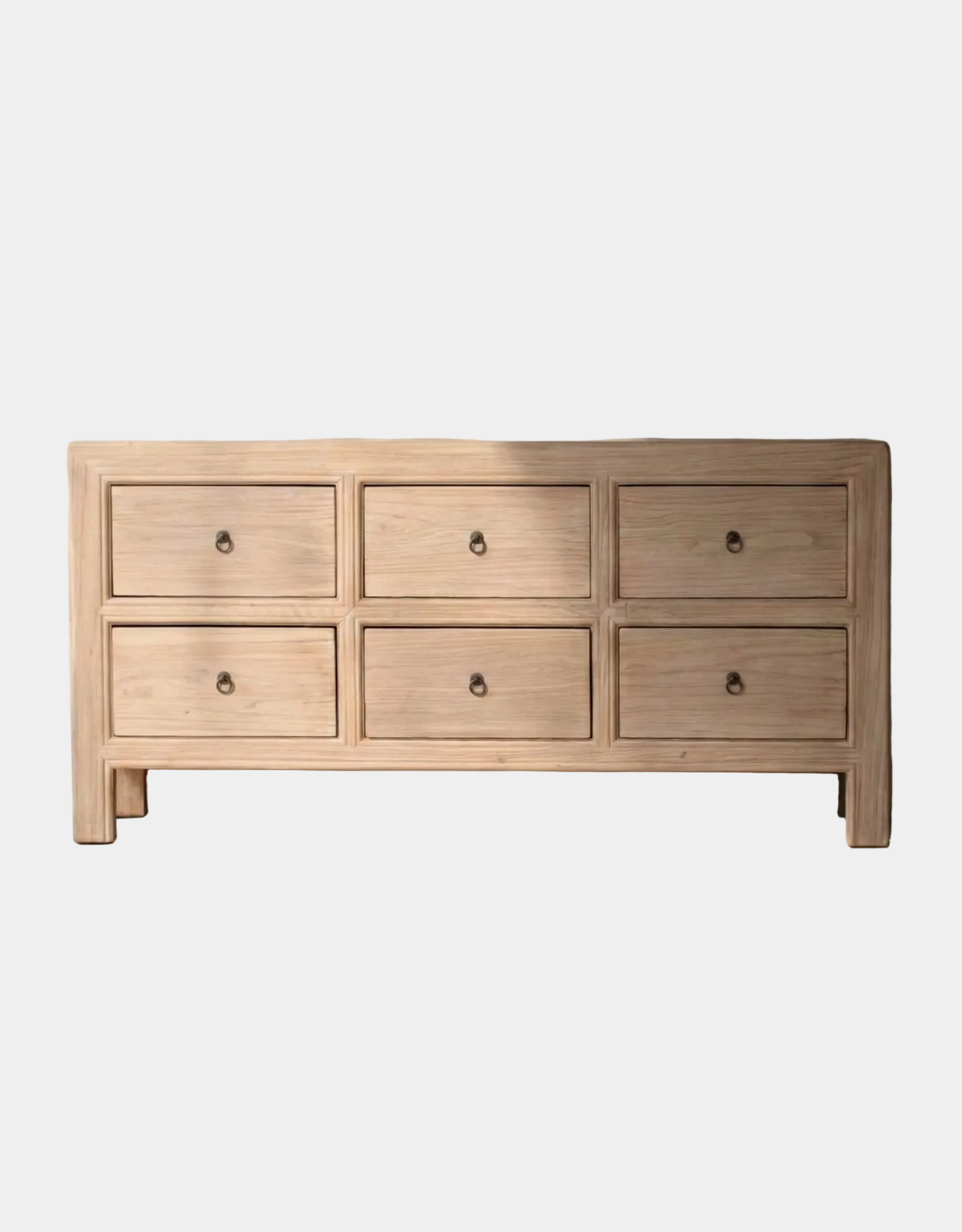 Belia Six Door Elm Dresser