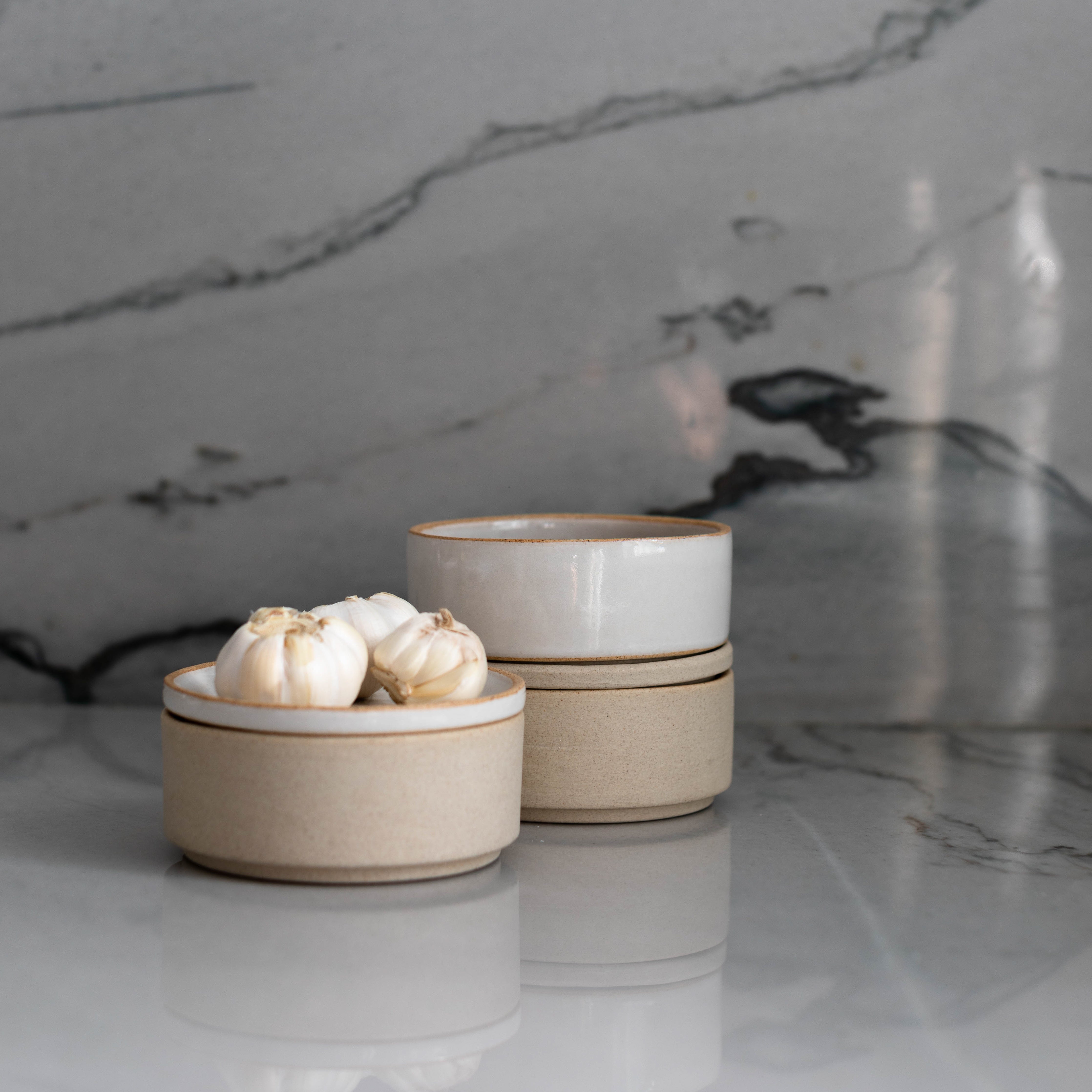 Minimal Salt Cellar | Raw Stoneware