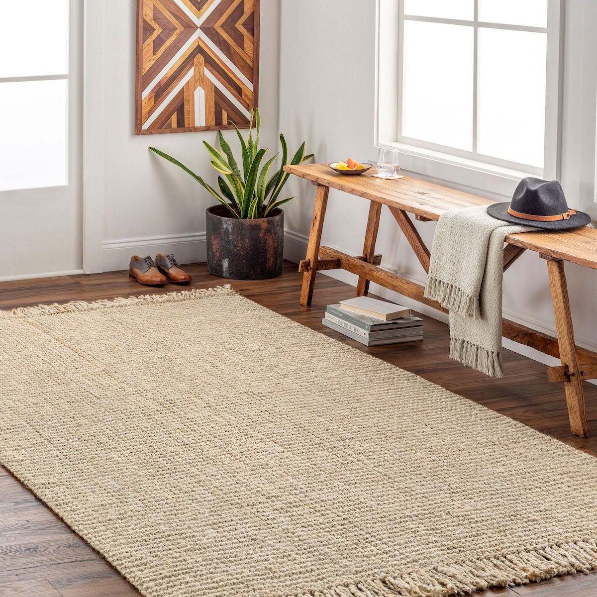 Caia Jute Rug | Cream