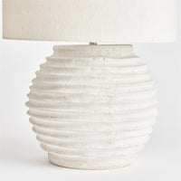 Cream Ceramic Table Lamp | Canggu Home