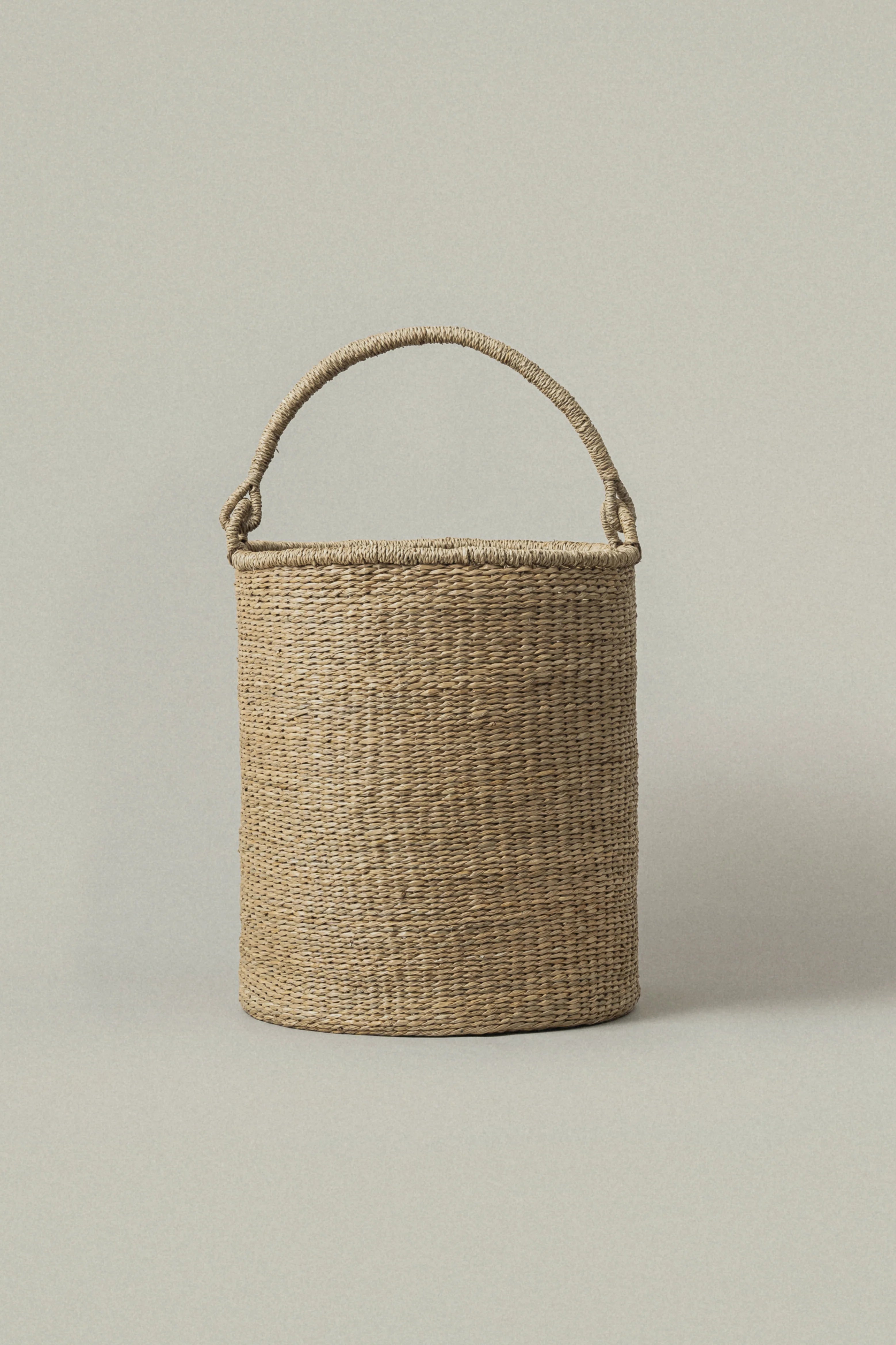 Satna Tall Seagrass Bucket Basket
