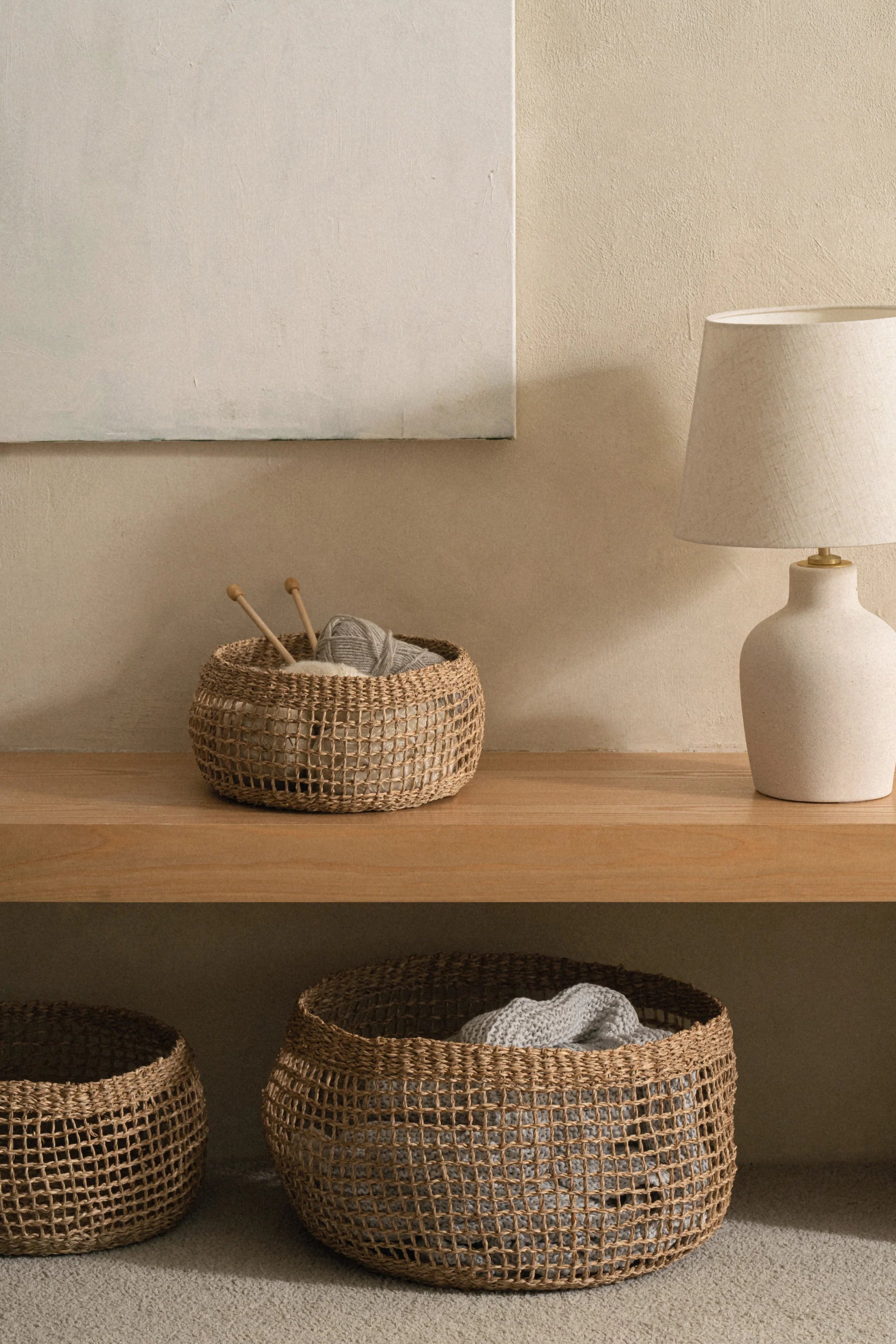 Siwa Round Seagrass Basket