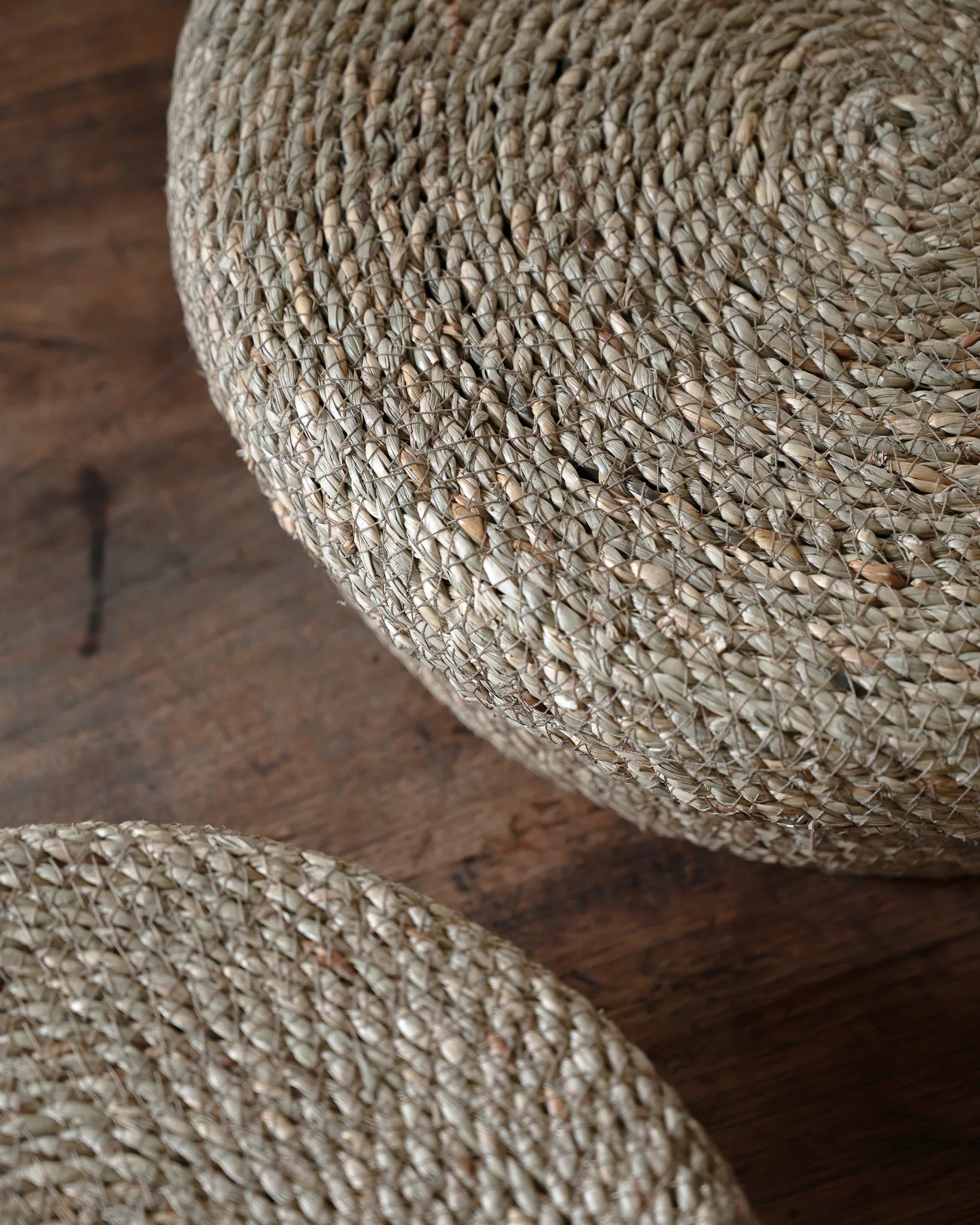 Souk Round Seagrass Basket with Lid