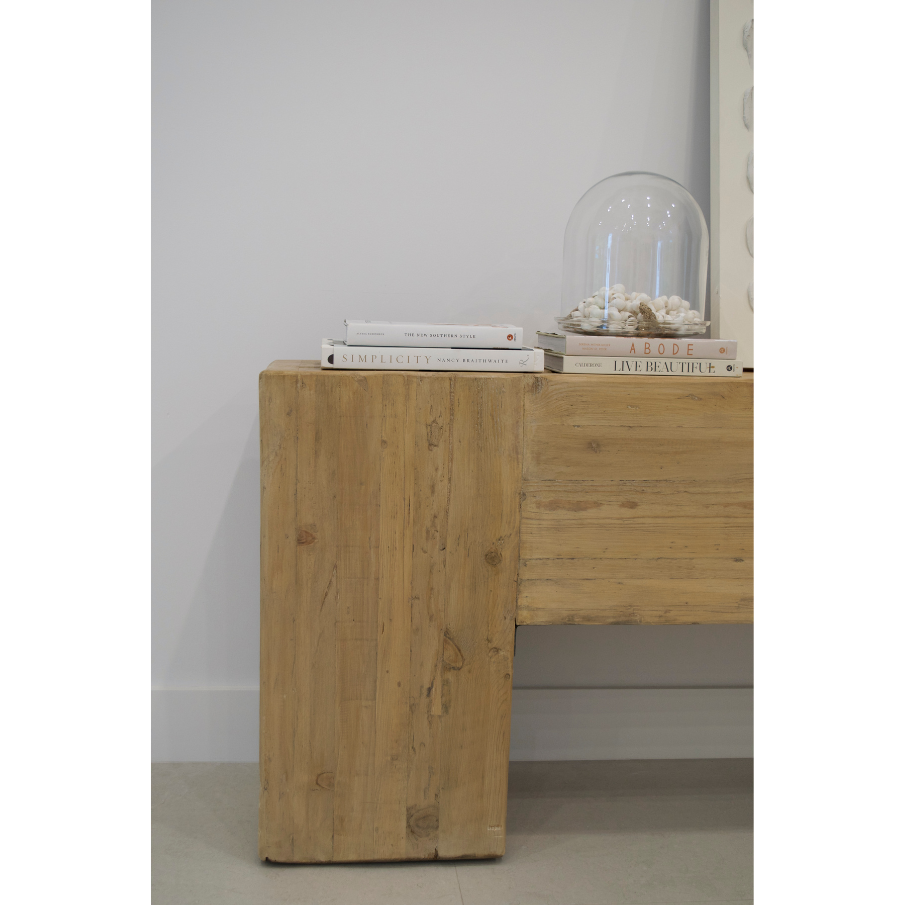 Elm Beam Console Table