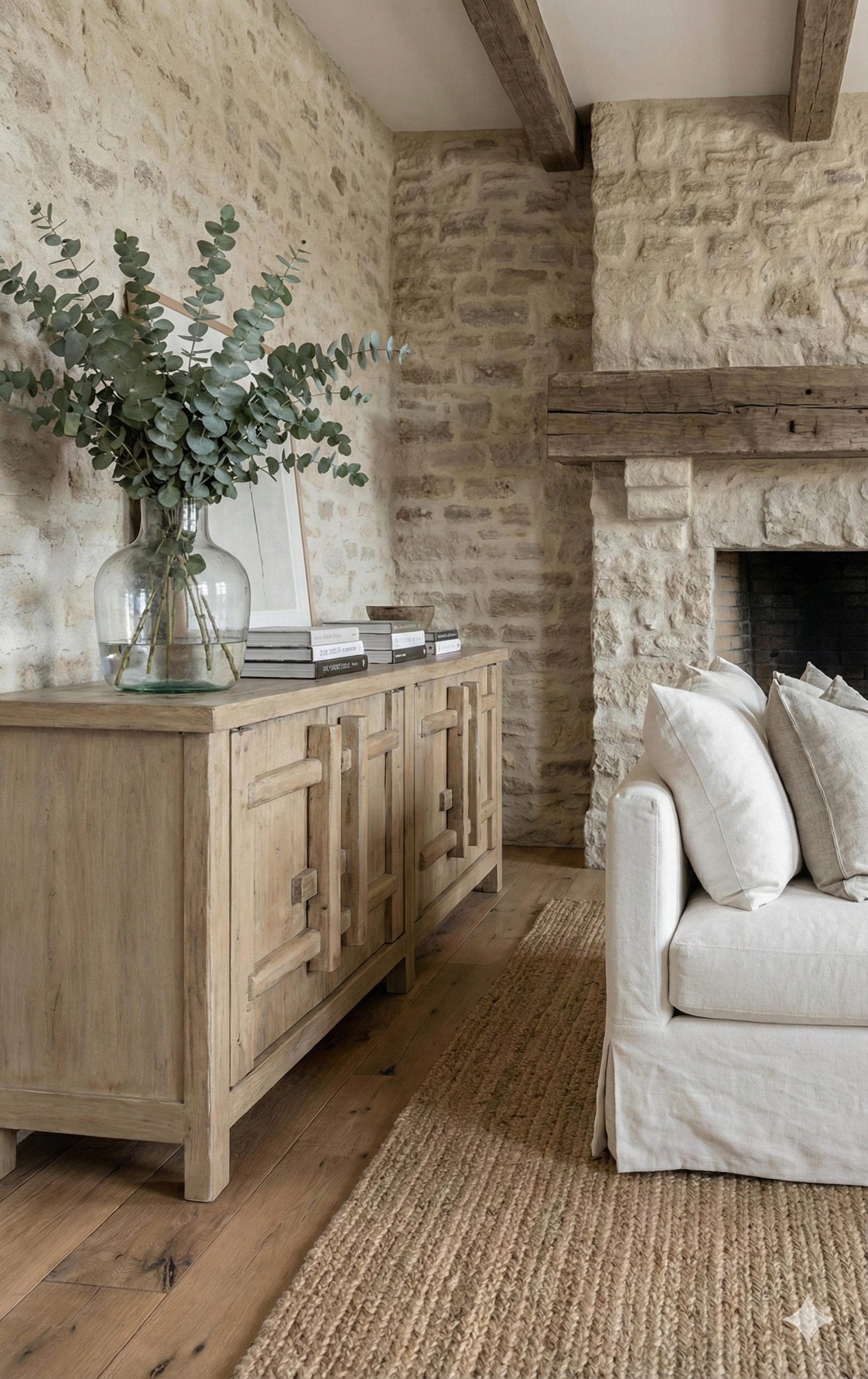 Four Door Elm Cabinet - Thumbnail 3