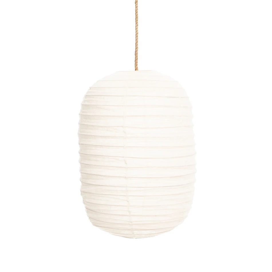 Linen Capsule Lampshade | Ivory