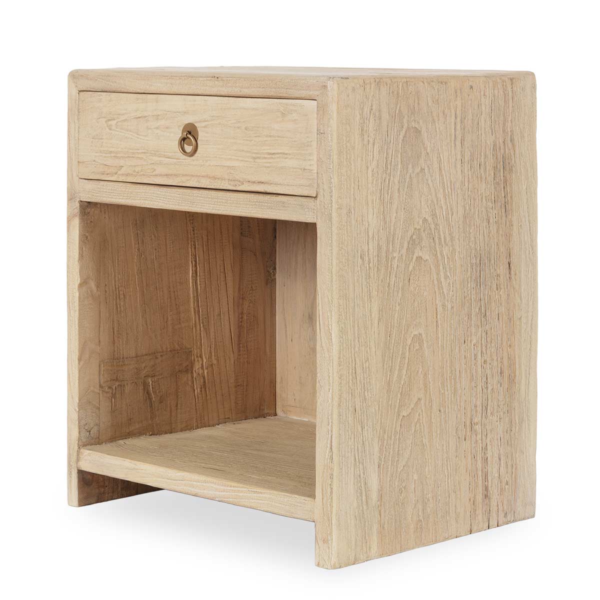 Maile Elm Wood Nightstand